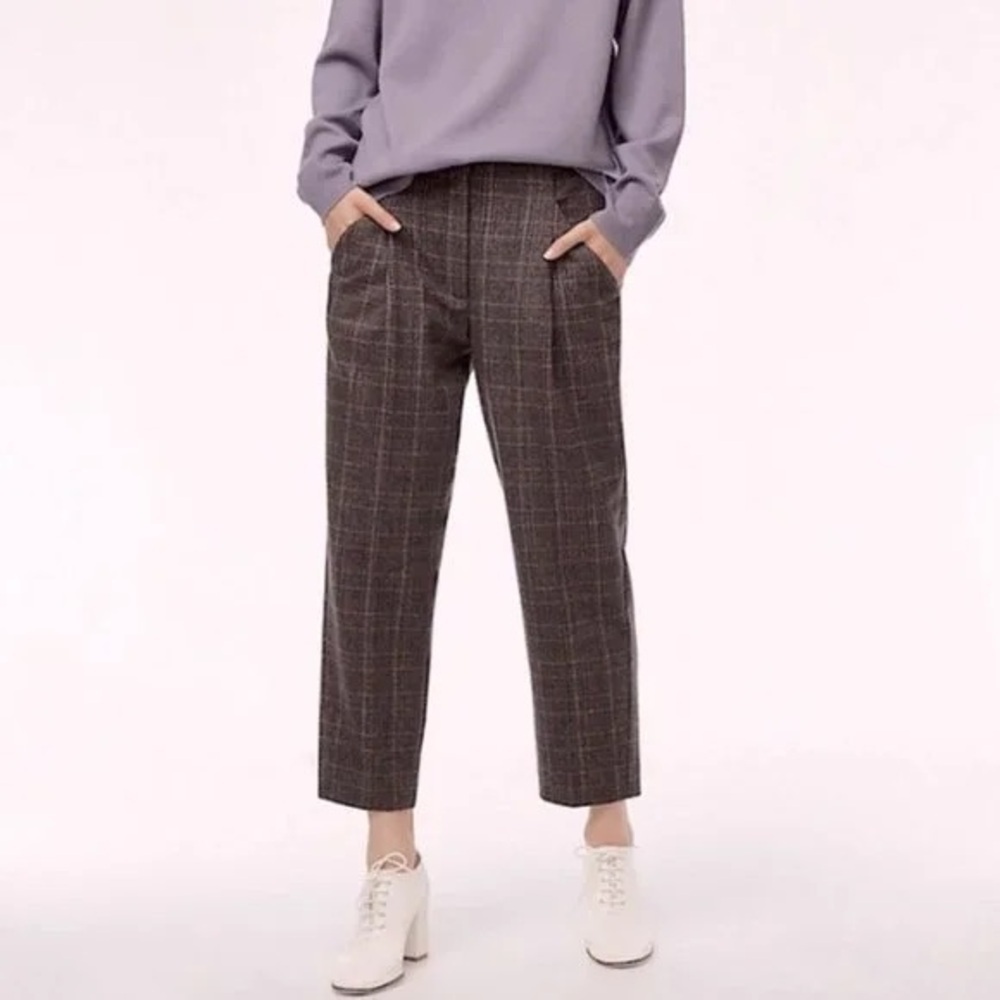 Aritizia Wilfred Chambray Pants (8)